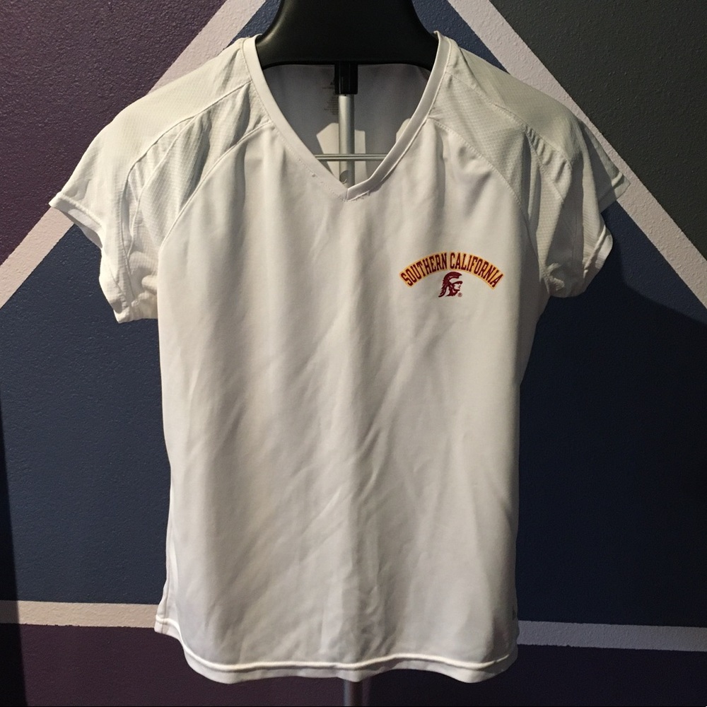 USC workout shirt